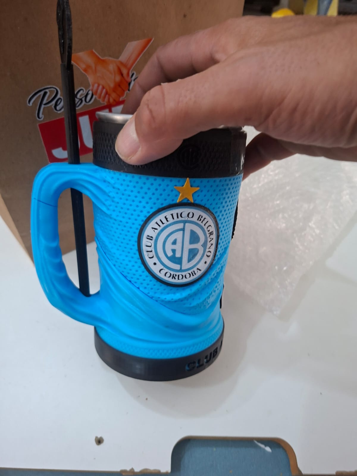Jarro personalizado Belgrano de Córdoba