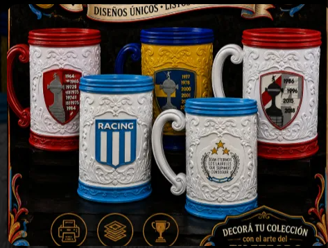 Chop cerveza Fileteado personalizable 3D - foto 3