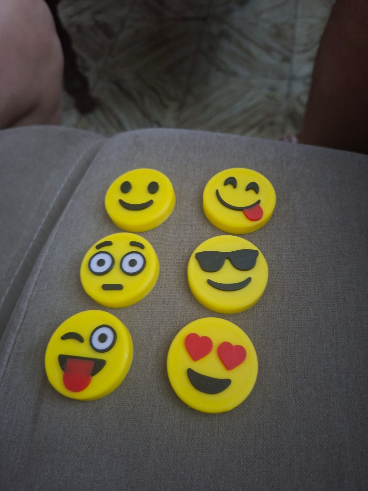 6 emojis imanes heladera Pack x 6