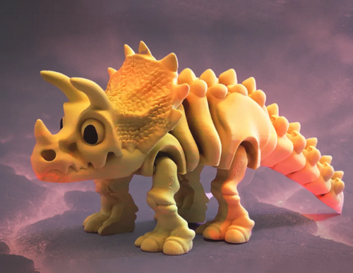Triceratops esqueleto flexible - foto 1