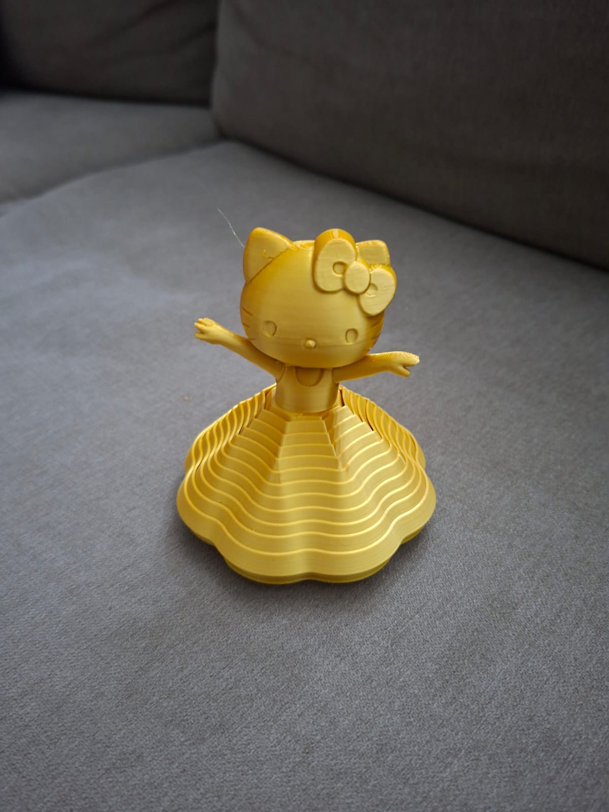 Hello Kitty bailarina articulada 3D