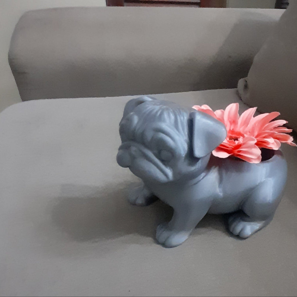 PORTA MACETA PERRO 3D