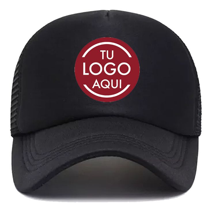 GORRAS TRUCKER NEGRO CON LOGO 3D