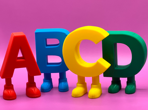ABECEDARIO DIVERTIDO CON PATITAS