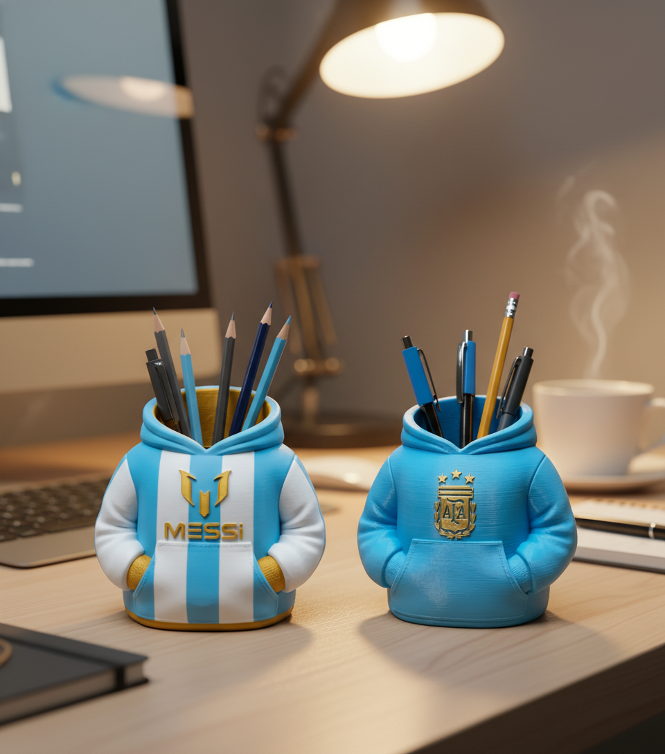 SOPORTE LAPICES LOGO MESSI