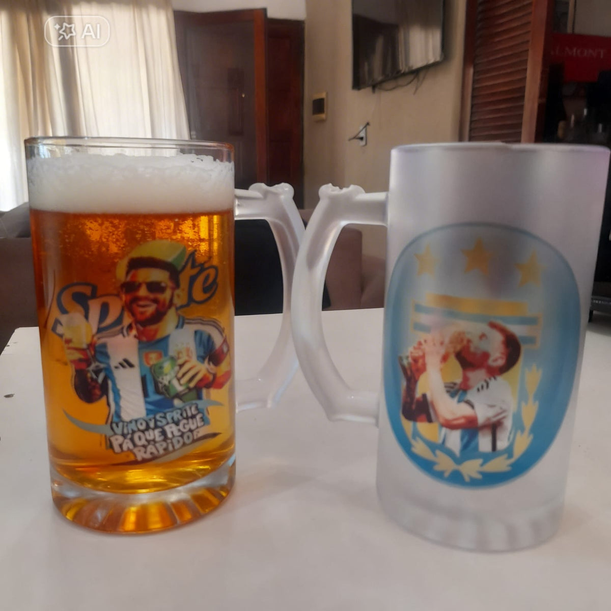 JARROS ESMERILADO SPRITE CON VINO