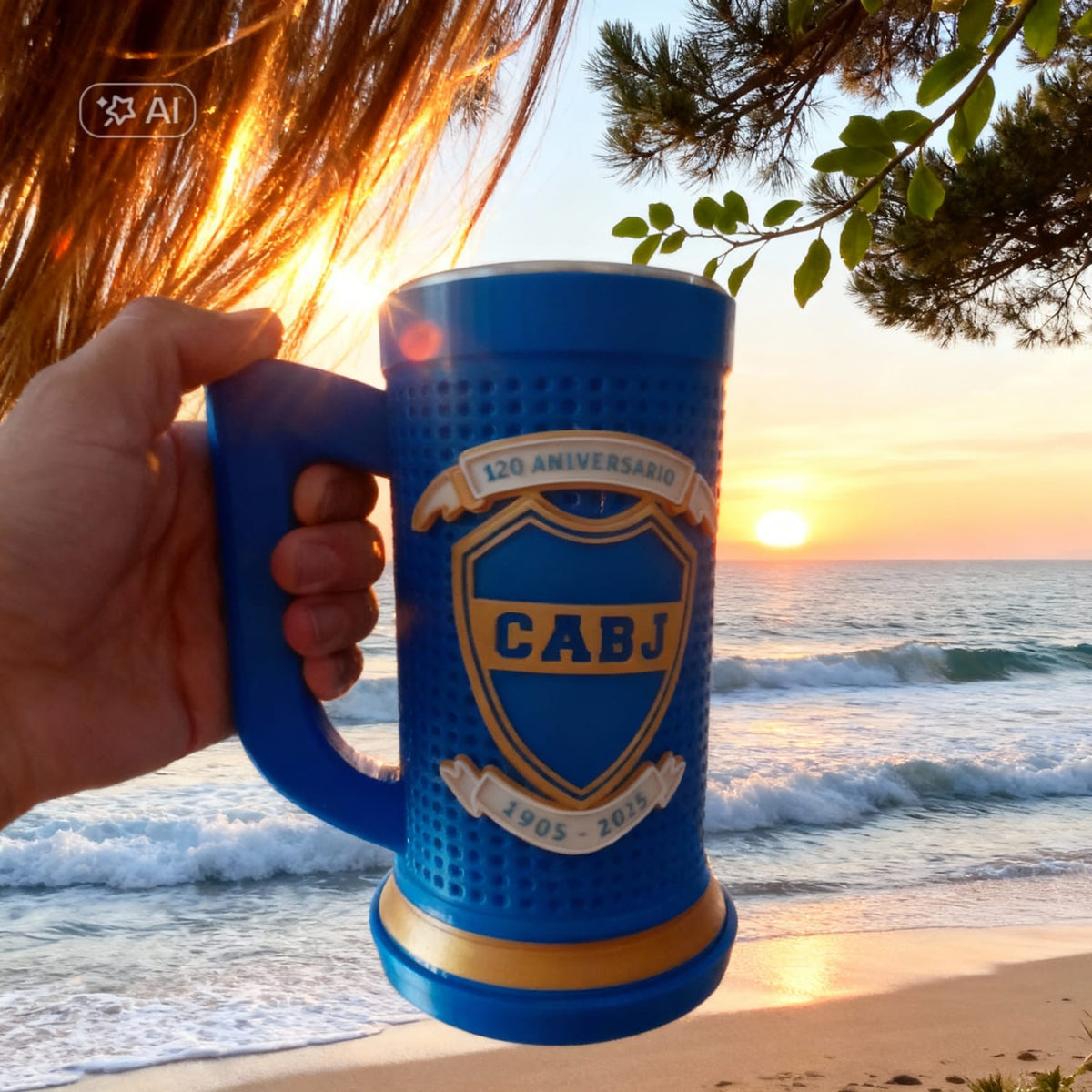 JARRA DE BOCA JR DE 1 LITRO
